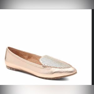 Me Too metallic loafers